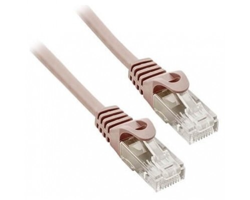 Cable de red UTP Phasak Cat. 6 CU 1 m. gris